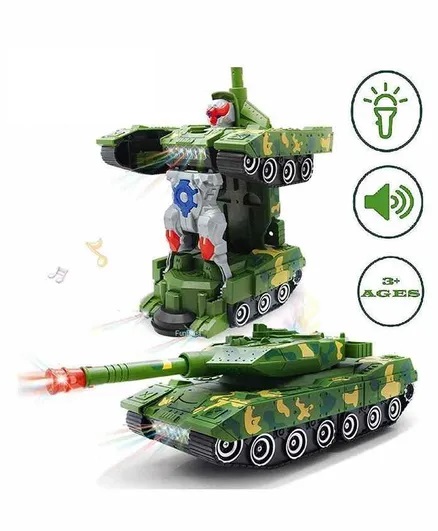Push & Go Robot Cum Toy Tank