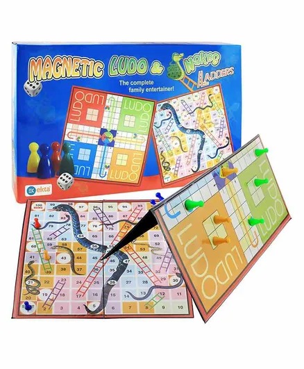 Ekta Magnetic Ludo & Snakes 